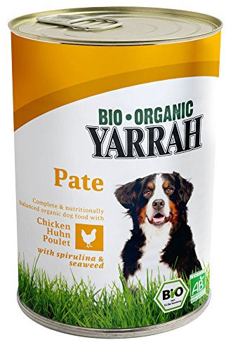 Yarrah 12er-VE Paté mit Huhn und Spirulina&Seetang 400 g