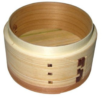 Cedar mini Chinese bamboo steamer only 10cm (Japan import / The package and the manual are written in Japanese)