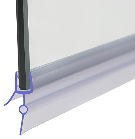 HNNHOME Bath Shower Screen Door Seal Strip for 6-8mm Glass Up to 22mm Gap