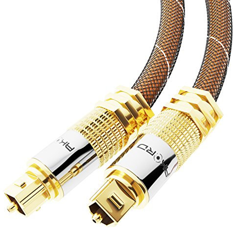 AKORD 1.5m Optical Cable Digital Audio Lead Toslink SPDIF DTS Surround Sound Subwoofer