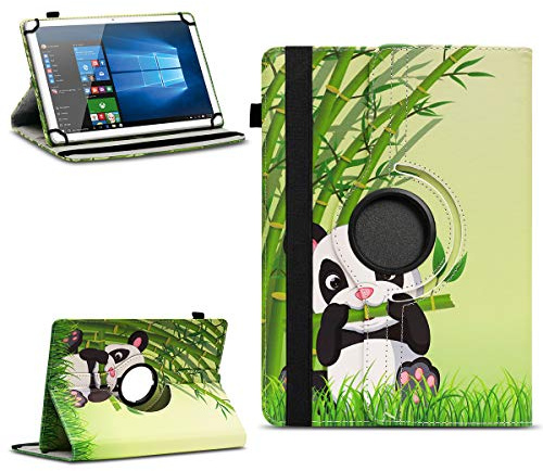 NAUC Robuste Universal Hülle 10 10.1 10.2 10.3 10.4 10.5 10.6 10.8 11 Zoll Tablet Schutzhülle Kunstleder Tasche Standfunktion extra 360° Drehbar