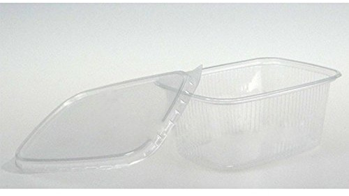 Feinkostbecher mit Deckel 250ml 250St - 2000St Verpackungsbecher Salatbecher , Wunsch:500 Stück
