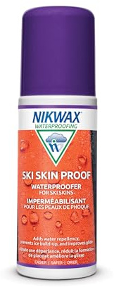 Nikwax Ski Skin Proof Waterproofing, Enhances Performance, Prevents Ice Build Up, Ski Care, Liquid Wax, Backcountry Skiing