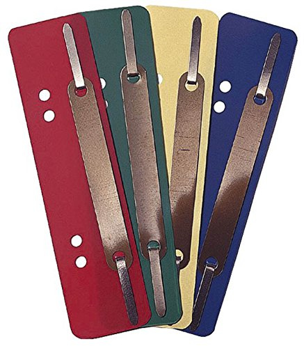 Q-Connect 1012500610 Heftstreifen und Aktenbinder PP 34 x 150 mm 25 Stück orange