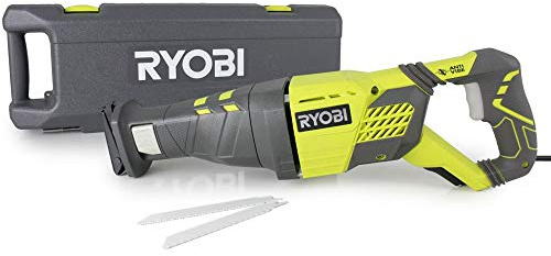 Ryobi 1200 W Säbelsäge RRS1200-K (Säge mit Holzsägeblatt, Koffer, Innensechskantschlüssel) 5133002472