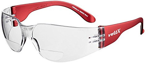 voltX GRAFTER Bifocal Lightweight Reading Safety Glasses (CLEAR LENS +2.0 Dioptre) Cycling Sports Glasses UKCA & CE EN166f UV400 anti fog coated lens
