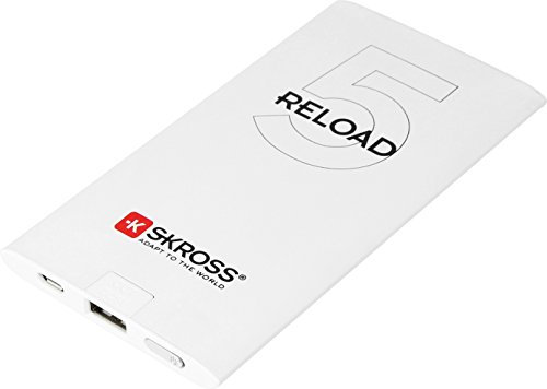 SKROSS Ultra Flat External Battery Time to charge: 4 hours white