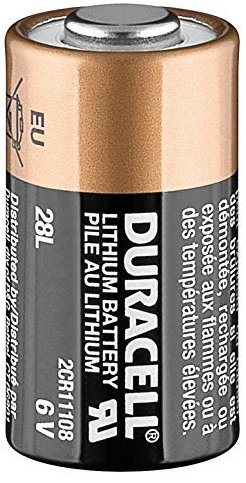 Duracell 2CR11108 Lithium Batterie 28L 2CR-1/3N 6V Bulk