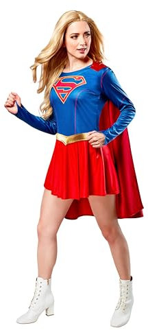 Rubie's Official Supergirl Ladies Fancy Dress, Assorted, M Halloween