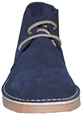 Roamers Mens Real Suede Round Toe Unlined Desert Boots