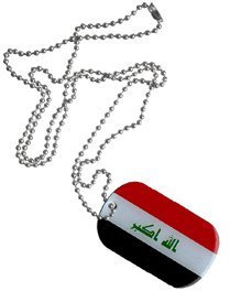 Dog Tag Irak 2009-3 x 5 cm