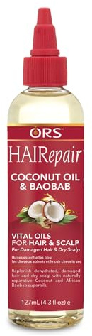 ORS HAIRepair Vital Oils for Hair Repair & Strengthening | Nourishing Blend with Natural Oils for Healthy, Shiny, & Strong Hair