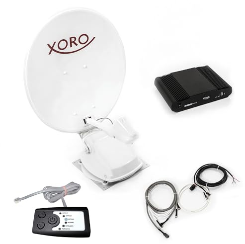 Xoro MTA 80 Twin automatica Antenna Satellitare, 80 cm Bianco