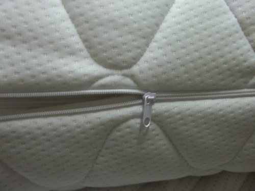 Funda de colchón 160 x 200 cm, protector de colchón acolchado con cremallera, diferentes alturas (160 x 200 x 22 cm)