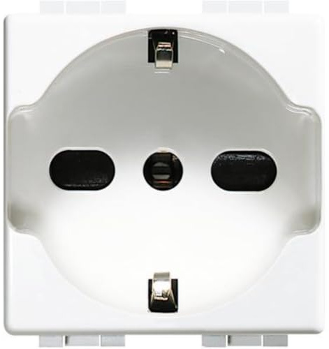 BTicino C4140/16 Presa Schuko 10A/16A+T Trivalente Serie Luna
