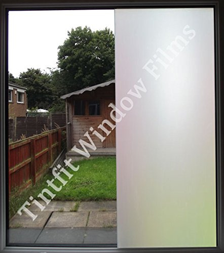WHITE FROST FROM £4.79 - PRIVACY FROSTED WINDOW TINTING TINT FILM - 152cm x 10m