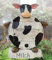 Boîte aux lettres décorative « ERNA » Vache avec porte-journaux en forme de bouteille de lait 2169 de Jürgen Westerholt GmbH - Brown - Montage en surface