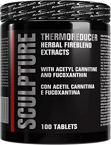 Anderson Sculpture Thermo (100cpr) Carnitina Caffeina Guaranà Fucus Mate Peperoncino Centella Coleus Banaba iodio