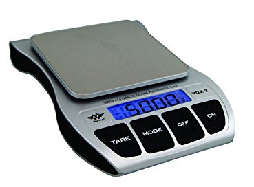 MANCEL BOUTIQUE Küchenwaage, Briefwaage, Paketwaage, sprechend, speziell für sehbehinderte und ältere Personen, 5 kg 1 g