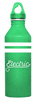 Mizu Edelstahl Trinkflasche Electric Script Flake, Glossy Green, M8, M08ELESCGGW