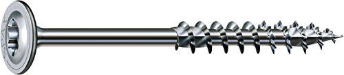 SPAX Holzbauschraube, 8,0 x 200 mm, 50 Stück, T-STAR plus, Tellerkopf, Teilgewinde, 4CUT, WIROX P3J, 0251750802005