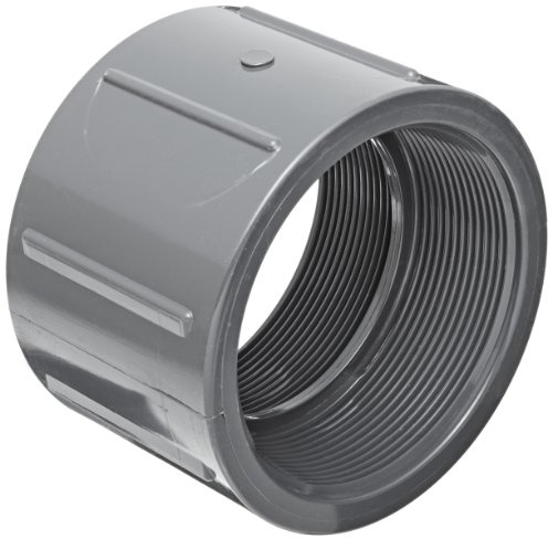 Spears 830 Series PVC Pipe Fitting, Coupling, Schedule 80, 2 NPT Female