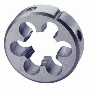 Filiera metrica fine Mf27 x 1,0 in HSS HSS con ruota di taglio filettata, filettatura DIN 223, filettatura destra M 27 x 1,0 MF