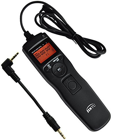 JINTU Intervalometer Camera Remote Shutter Release Controller Timer Control fit T7i T6i T6s SL2 SL1 T6 T7 80D 70D 60D 60Da 77D T5 T3 T5i T4i T3i T2i T2i Xsi 400D 50D 40D 5D III IV