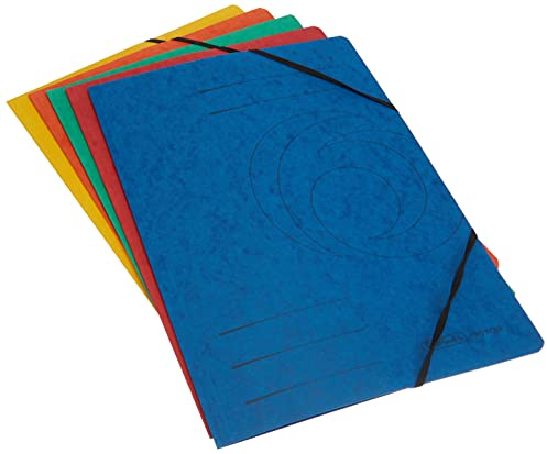 Herlitz 10902872 Snoddmapp, 5 stycken A4, Flerfärgad