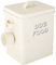 Lesser & Pavey LP22217 Dog Food Tin, Steel, Cream
