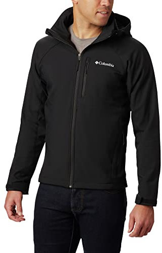 Columbia Cascade Ridge Softshell, Veste Coupe Vent Softshell Homme, Black, Taille S