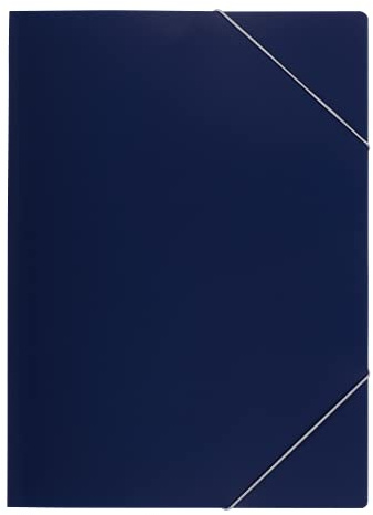 ELBA 100555331 hörnnyckel 10-pack mapp av PP-plast mörkblå