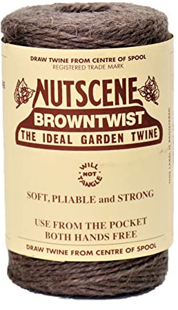 Nutscene 120 m Twine Rolls - Brown (Pack of 3)