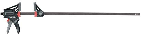 kwb Einhand-Zwinge Spann- und Spreiz-Zwinge, Spannweite 450 mm, Spanntiefe 85 mm, zum Halten, Klemmen, Verleimen u. Spreizen