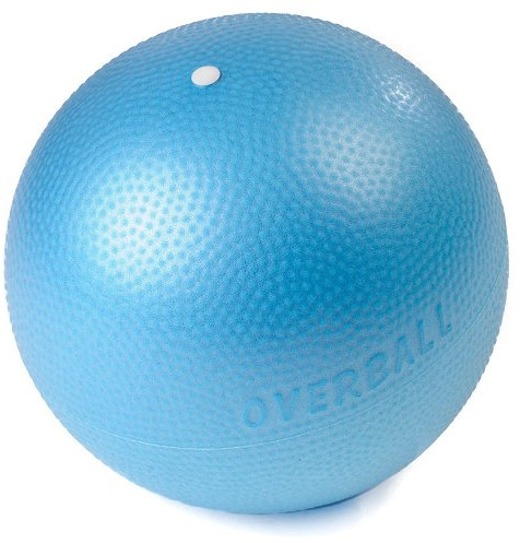 Overball 25 cm Blue Red Yellow Pilates Ball Gym Ball, Yoga Exercise Ball, Soft Pilates Yoga / Therapy Ball Gymnic, blue