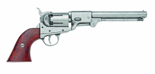 Deko Waffe Colt Modell Army 1860, grau