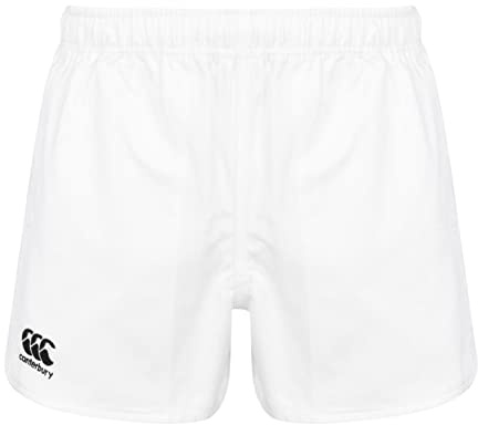 Canterbury Herren Rugbyshorts Professionel Baumwolle, Weiß, 3XL, E523405-001-3XL