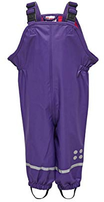 LEGO Wear Baby - Mädchen Regenhose duplo Mädchen Peggy 101-19451, Einfarbig, Gr. 98, Violett (Dark Purple 690)
