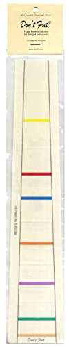 Griffbrett Markierung DON`T FRET 107, für 1/4 Cello, mit 12 Linien