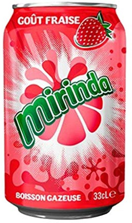 Mirinda Fraise 33cl (pack de 24)