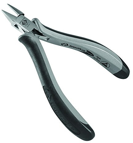 C.K ESD Seitenschneider, Kopf spitz und abgeflacht, ohne Wate, mehrfarbig, T3766DEF 120