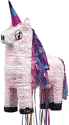 Unique Party Supplies 66014 Einhorn-Pinata - Zugschnur