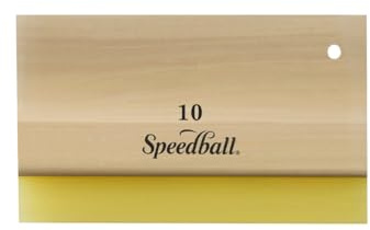 Speedball Urethane Squeegee, 10-Inch for Silk Screen Printing Graphics on Paper, Cardboard, and Wood
