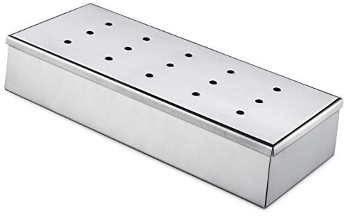 Küchenprofi BBQ Räucherbox 22,5 x 9 x 4 cm, Smokerbox, Edelstahl