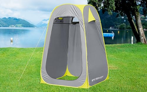 BERGER Toilettenzelt Umkleidezelt - Wurfumkleidekabine Camping Duschzelt Outdoor Mobile Toilette Umkleidekabine - Lagerzelt