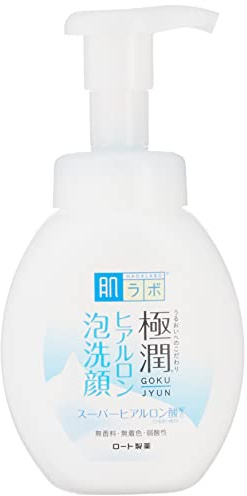 Hada Labo Rohto Gokujyn Hyaluronic Acid Cleansing Foam, 160ml