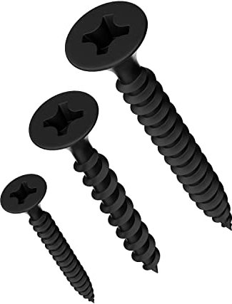 Tornillos de montaje rápido (500 unidades Rosca Fina 39 x Tornillos de yeso, 55 construcción en seco Tornillos Roscachapas Punta de taladrado