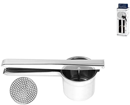 OFFICINE STANDARD 5373000 Schiacciapatate Inox Utensili da Cucina, Acciaio