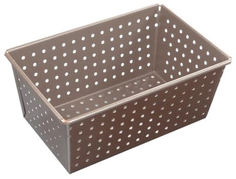 Gobel - Moule à Pain Perforé - Extérieur 270x105 mm - Interieur 250x80mm - Hauteur 80mm - Acier - Revêtement Antiadhérent Bicouche Garanti sans PFAS - Qualité Professionnelle – Fabriqué en France