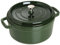 STAUB Cacerola/Cocotte de Hierro Fundido, 24 cm de Diámetro, 3,8 L, Verde Albahaca